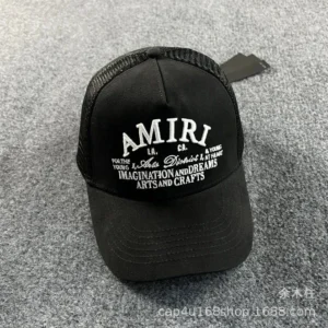 AMIRIRI Black Baseball Cap: Trendy