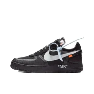 Nike Off White x Air Force 1 Black Women's