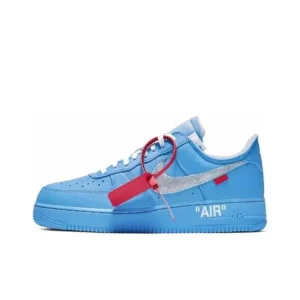 Nike Off White x Air Force 1 Blue: Cool
