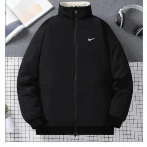 Nike Black Men's Jacket: Sporty