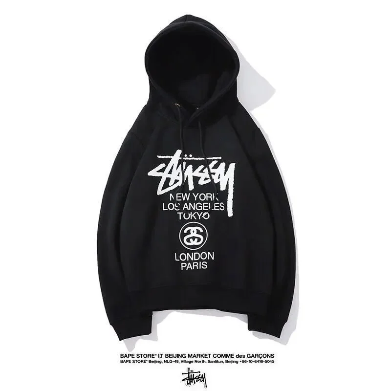 Stussy Black Hoodie: Urban Style, Global