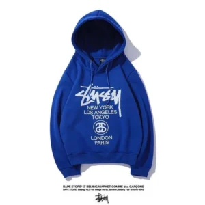 Stussy Blue Hoodie: Urban Style for City