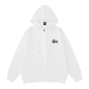 Stussy White Hoodie: Cool Streetwear