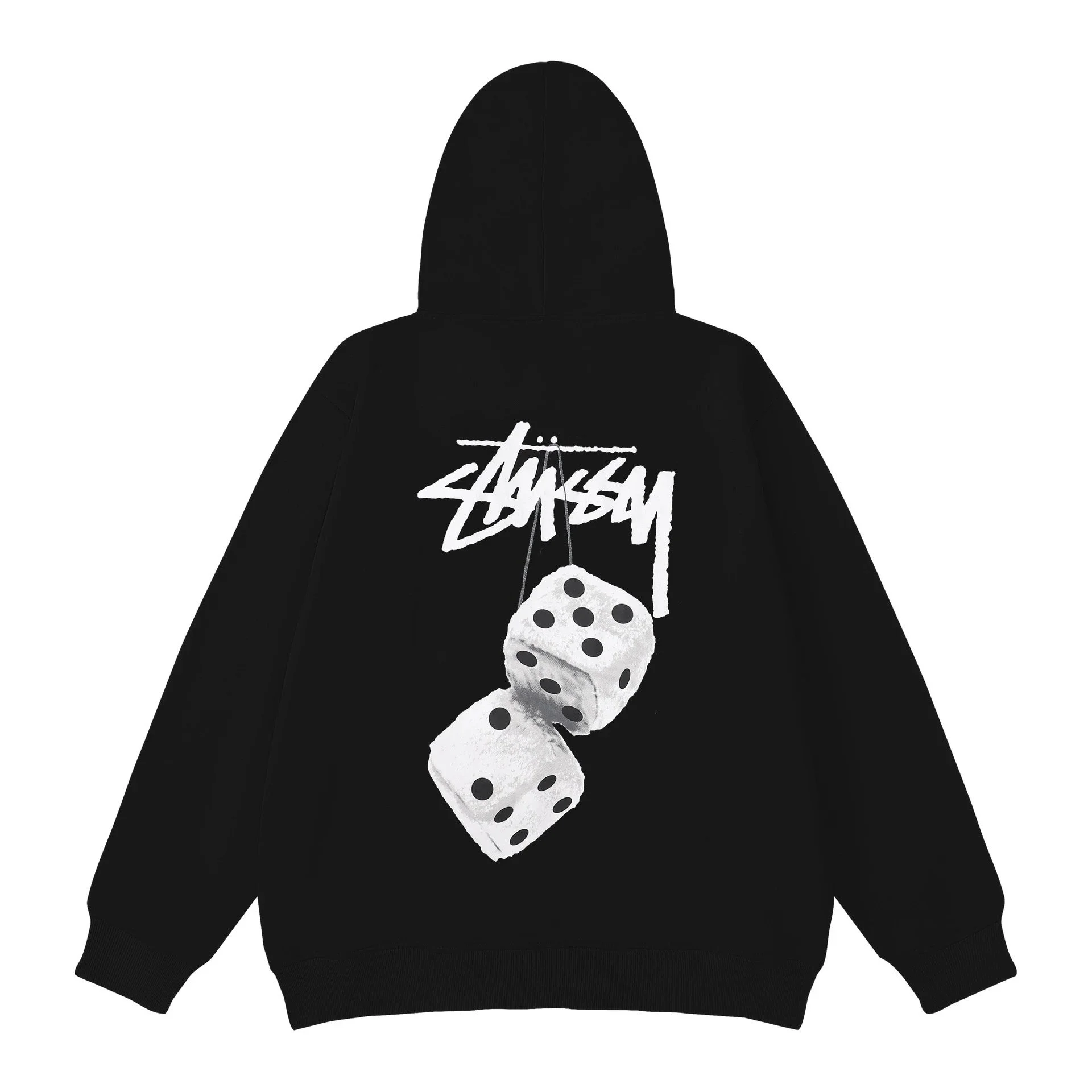 Stussy Black Graffiti inspired Hoodie for