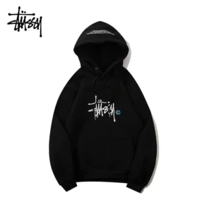 Stussy Black Hoodie: Street style essential