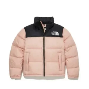The North Face Pink Black Down Jacket
