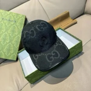 Gucci Black Logo Cap: A Must have Fashion