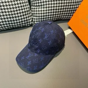 Louis Vuitton Denim Hat in Navy: Luxury