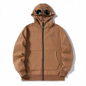 CP Company Brown Goggle Hooded Hooded
