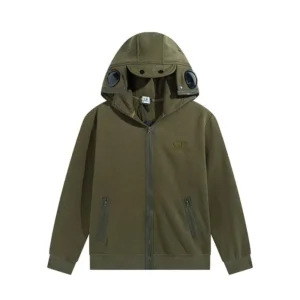 CP Company Olive Hooded Jacket: Stylish