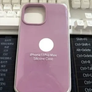 Apple iPhone 13 Pro Max Purple Silicone Case