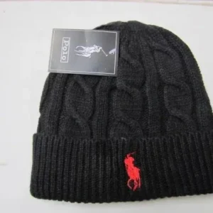 Polo Black Knit Hat: Premium Quality, Iconic