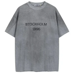 Acne Studios Gray Tee: Urban Vibe with 1996