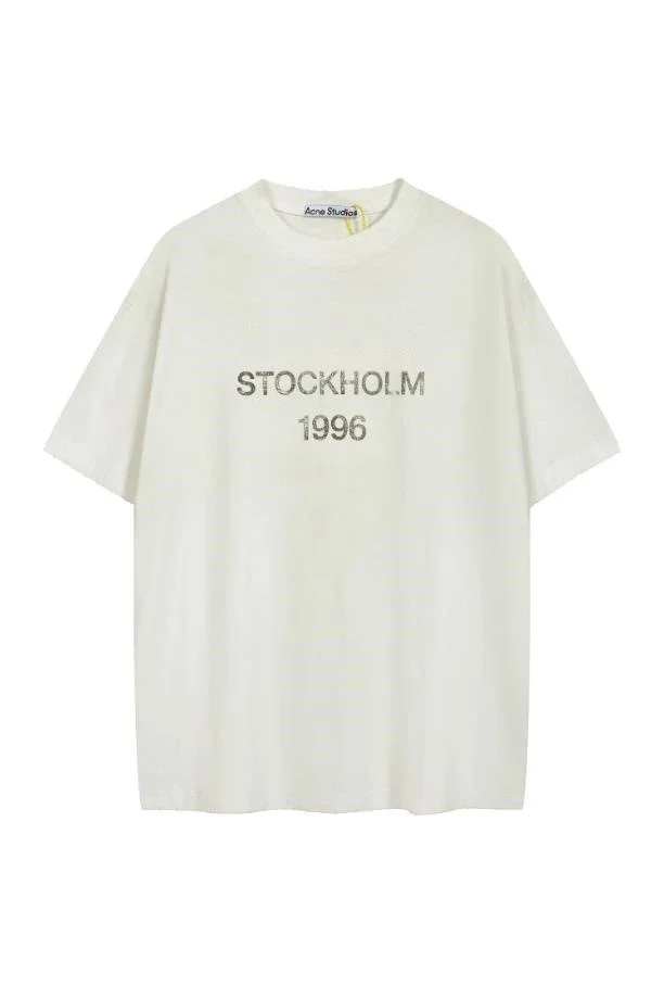 Acne Studios Off white Tee: Minimalist