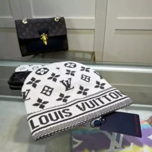 Louis Vuitton White Black Hat: Iconic
