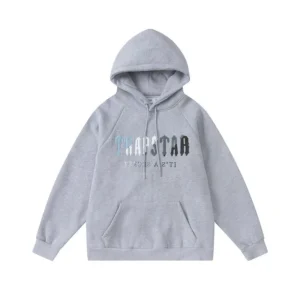 Trapstar Light Gray Hoodie: Hip hop Inspired