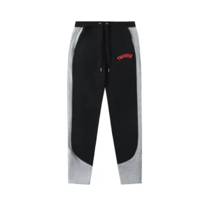 Trapstar Black Gray Logo Sweatpants: Street