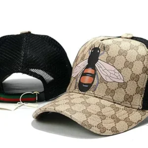 Gucci GG Pattern Beige Cap: Breathable Mesh