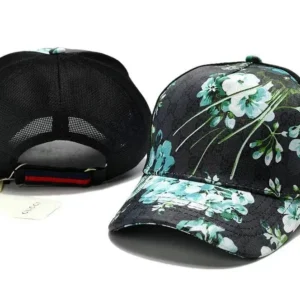 Gucci Black Floral Hat Trendy