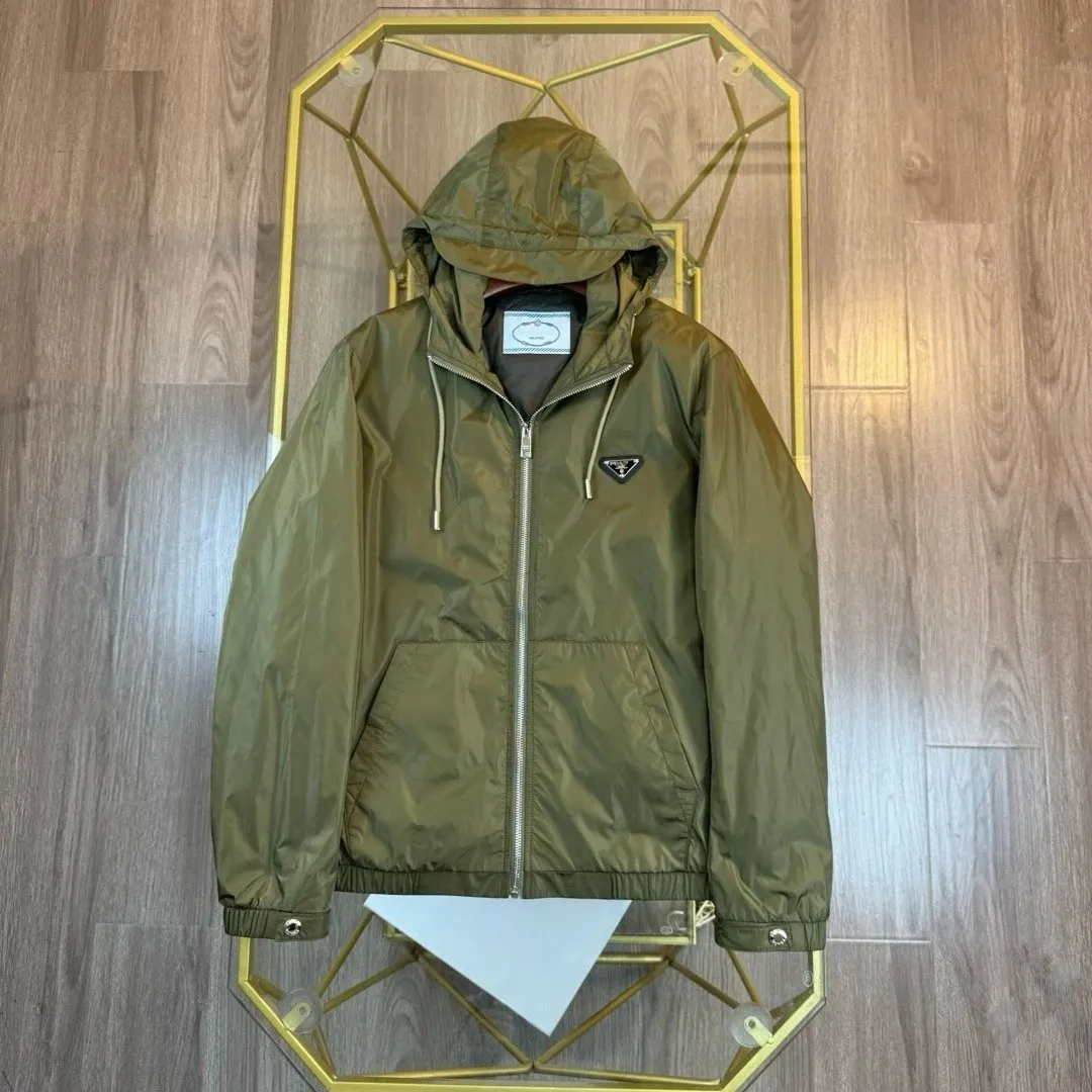 Prada Olive Green Jacket: High end Outerwear