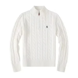 Ralph Lauren Polo White Knit: Comfort