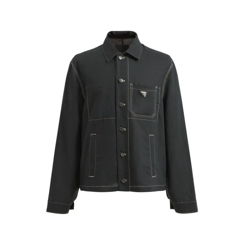 Prada Black Men's Jacket: Chic