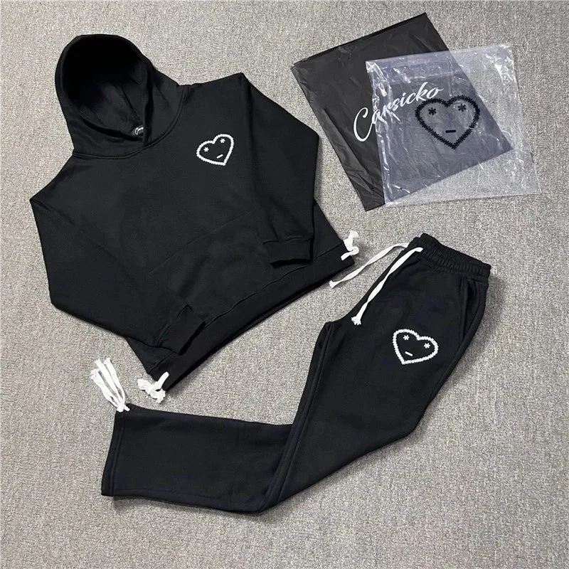 Cavsicko Black Heart Emblem Tracksuit
