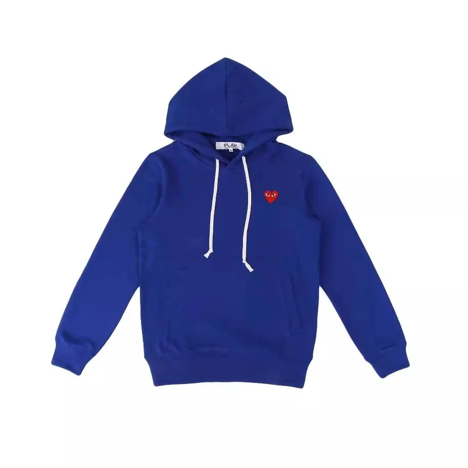 CDG PLAY Blue Hoodie Stylish