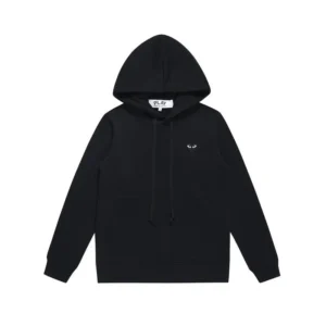 CDG PLAY Black Hoodie Comfort