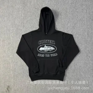 Corteiz Black Hoodie: Street ready with