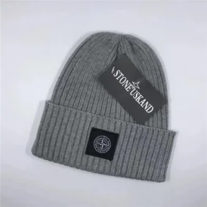 Stone Island Grey Beanie: Urban Street