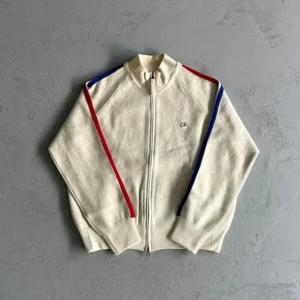 Champion Cream Track Jacket: Comfortable