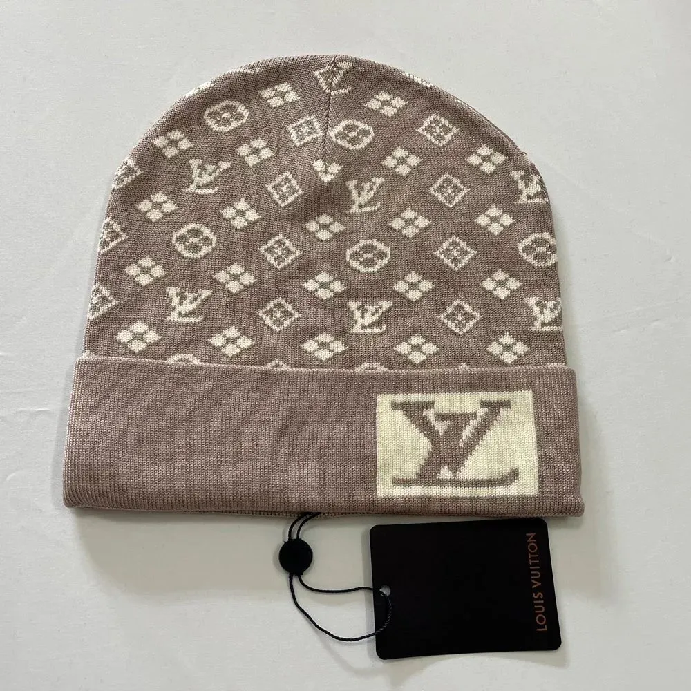 Louis Vuitton Brown Beige Hat Iconic