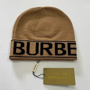 Burberry Beige Knit Beanie: A Chic and Cozy