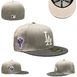 New Era Gray Embroidered Baseball Cap