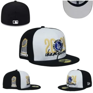 New Era LA 2020 Champ Black White Cap