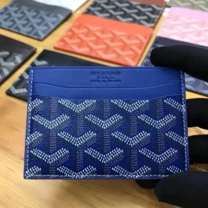 Goyard Blue Card holder: Exquisite Luxury