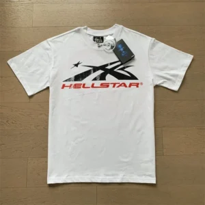 HELLSTAR White Tee: Edgy Design for Casual