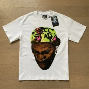 HELL STAR White T Shirt: Edgy and Eye