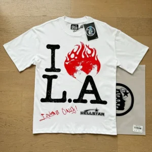HELLSTAR White Tee: Edgy L.A. Street