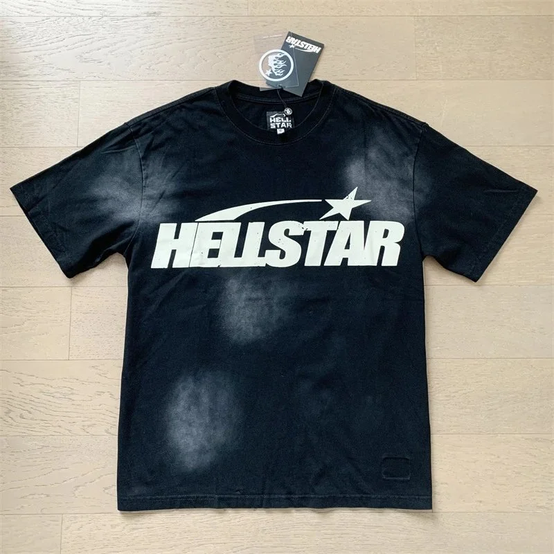 HELLSTAR Black T shirt: Edgy Style for Rock