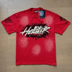 Hellstar Red T shirt: Edgy Rock Style for