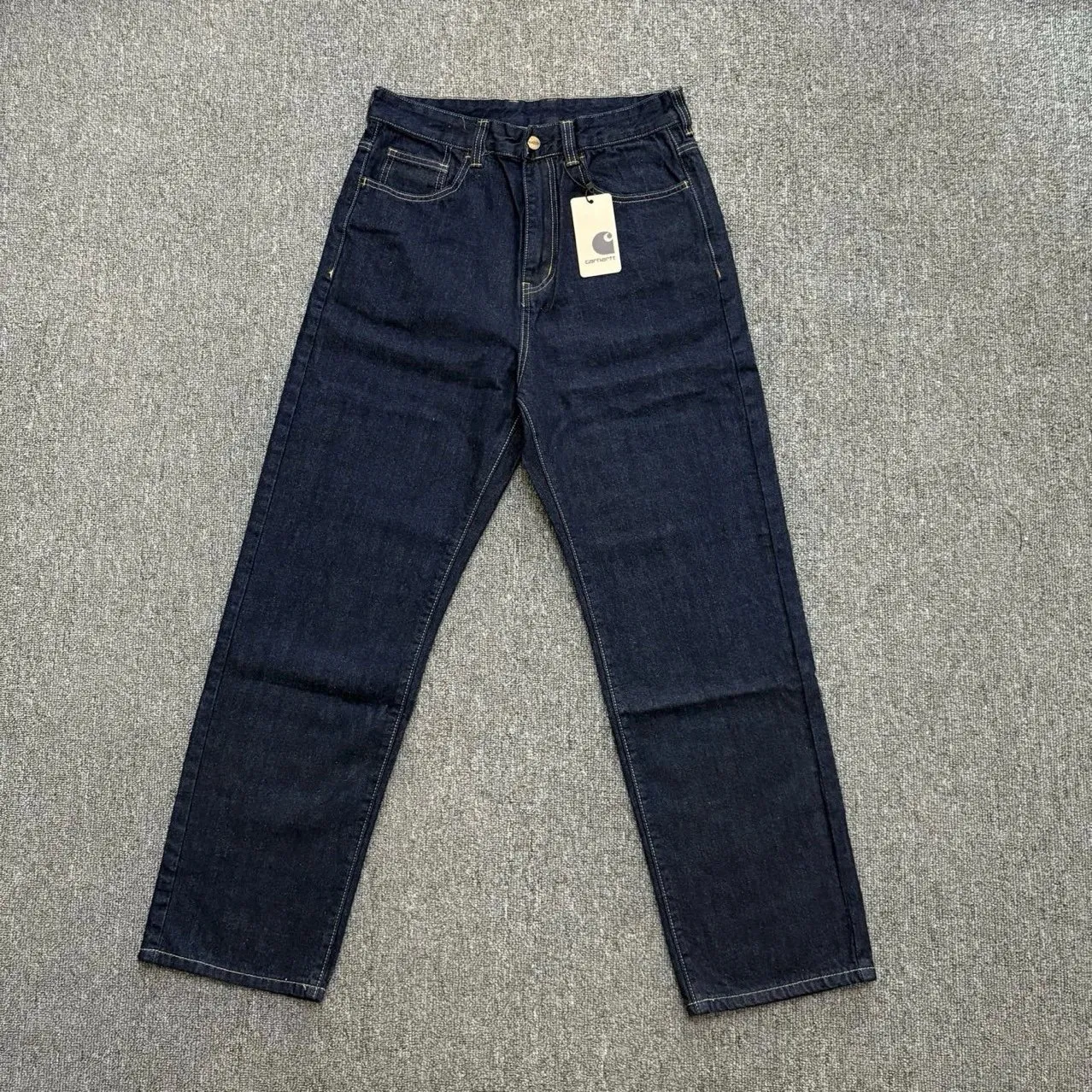Carhartt WIP Dark Blue Jeans Timeless Work