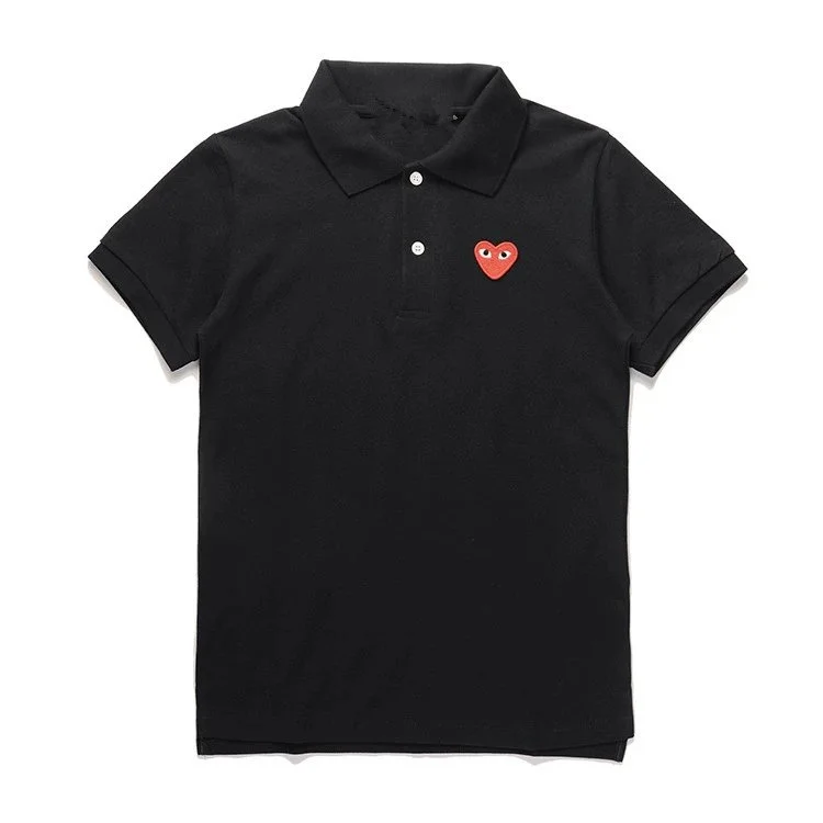 CDG Play Black Heart eyed Polo