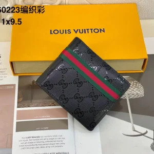 Gucci 60223 Black Wallet Luxurious