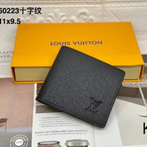 Louis Vuitton 60223 Black Wallet Iconic