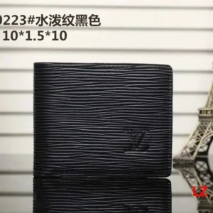 Louis Vuitton Epi 60223 Black Wallet Elegant