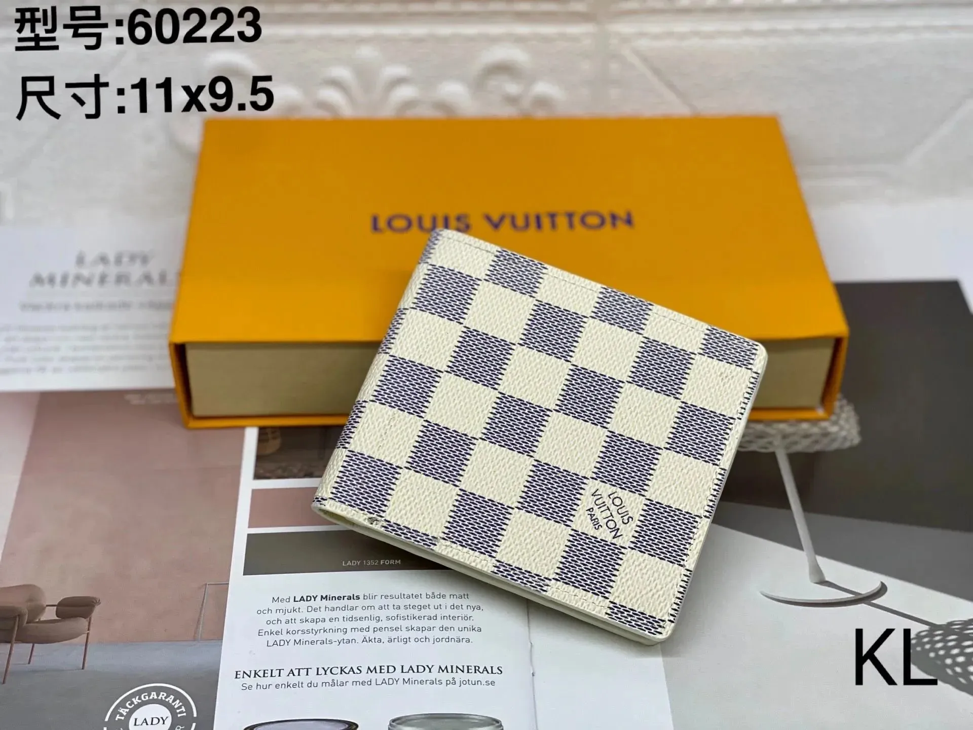 Louis Vuitton 60223 Checkered Wallet