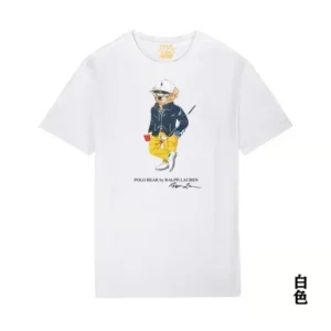 Ralph Lauren Polo Bear White Tee: Luxury