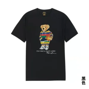 Ralph Lauren Polo Bear Black T shirt: Stylish and Sporty!